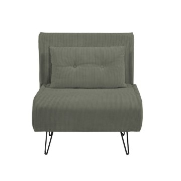 Quarzo Sessel Bett ohne Armlehnen Farbe moosgrün