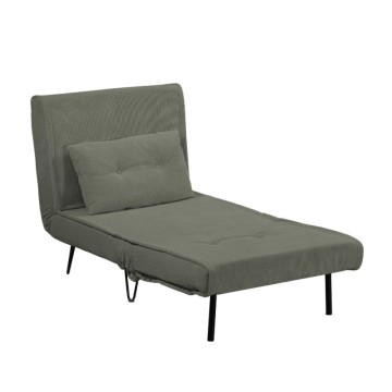 Quarzo Sessel Bett ohne Armlehnen Farbe moosgrün