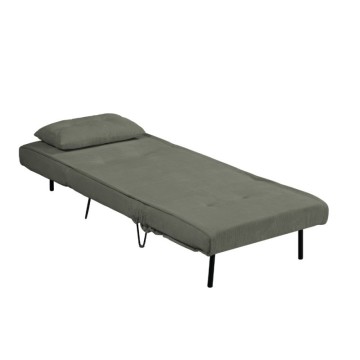 Quarzo Sessel Bett ohne Armlehnen Farbe moosgrün