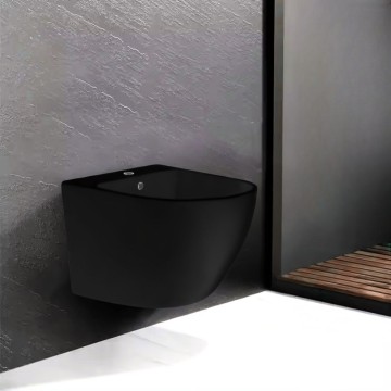 Wandbidet mattschwarz YJ-BD08