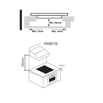 4-Zonen-Induktionskochfeld Master Kitchen MKHI604BK