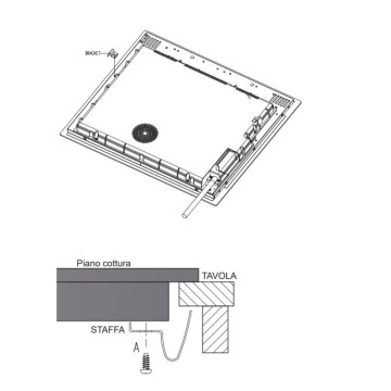4-Zonen-Induktionskochfeld Master Kitchen MKHI604BK
