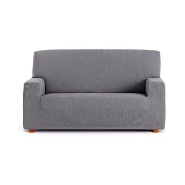 Troya elastischer 4-Sitzer Sofabezug grau 210/240