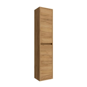 Säule Bad Wandschrank afrika Eiche zwei Türen 30x24x140 Jorge