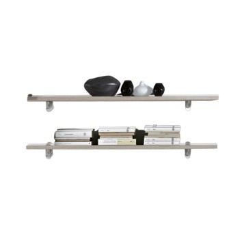 Paar Regale aus Ulme 120x23x2,2h LAMILMEN120OL
