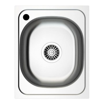 N205AS 40x50 Edelstahl-Einbauspüle mit einem Becken