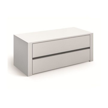 Innenschubladen für Kleiderschrank 2 Schubladen weiß 83,6x44,5x43H Alice836