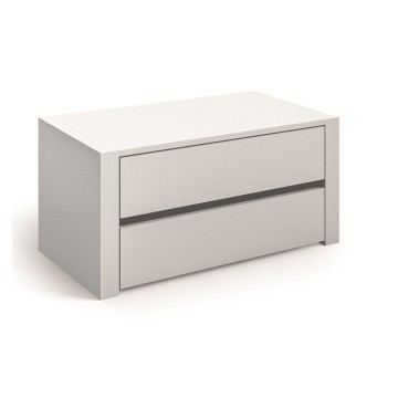 Innenschubladen für Kleiderschrank 2 Schubladen weiß 77.8x44.5x43H Alice778
