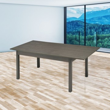 Ausziehtisch Firenze 120x80 graphit eiche farbe