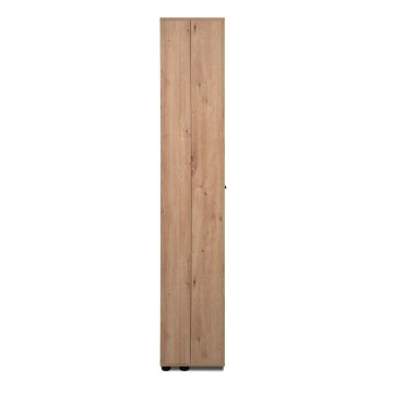 Schuhschrank Eiche 2 Türen mit Fächern Lugo02A 74x34x181