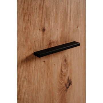 Schuhschrank Eiche 2 Türen mit Fächern Lugo02A 74x34x181