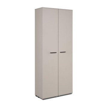Kaschmir Schuhschrank 2 Türen mit Fächern Lugo02A 74x34x181