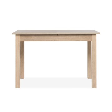 Ausziehbarer rechteckiger Eichentisch Coburg120 120x70x76,5