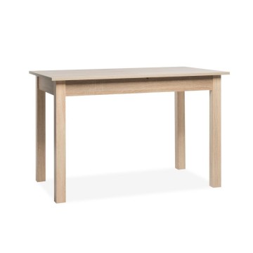 Ausziehbarer rechteckiger Eichentisch Coburg120 120x70x76,5
