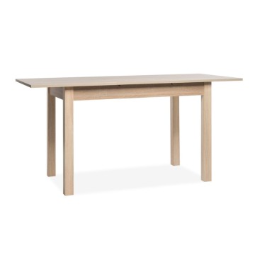 Ausziehbarer rechteckiger Eichentisch Coburg120 120x70x76,5