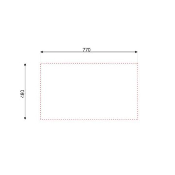79x50cm Edelstahlspüle satiniert rechte Abtropffläche