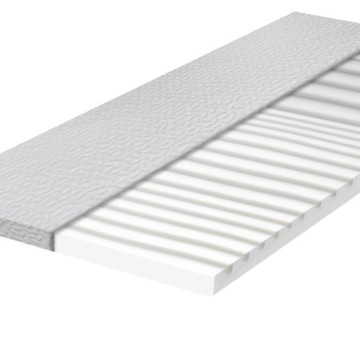 Relax80 Memory Foam Massage Topper mit abnehmbarem Bezug 80x190x5H