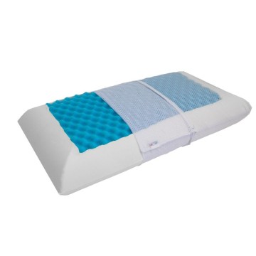 MemoryGel-Kissen mit Gel-Einsatz 72x42x15H