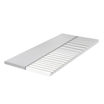 Relax120 Memory Foam Massage Topper mit abnehmbarem Bezug 120x190x5H