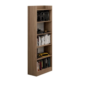 Bücherregal 5 Fachböden Alessia Farbe Walnuss natur
