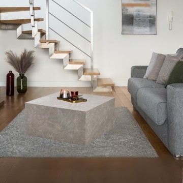 Lola beige marmoriert quadratischer Couchtisch 80x80x40H