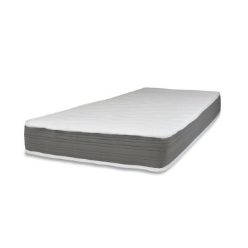 Hypoallergene und milbendichte Einzelmatratze Silber 90x190x18H