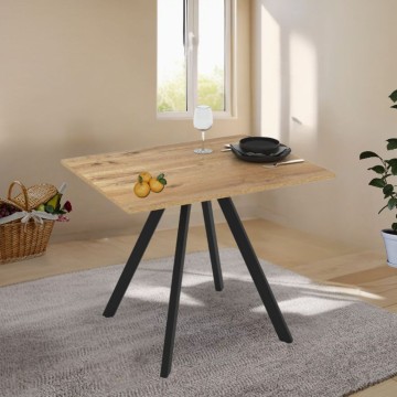Lucas Rechteckiger Eichenholztisch: Eleganz und Stil 90x70x75H
