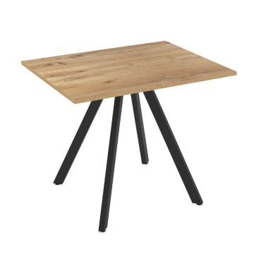 Lucas Rechteckiger Eichenholztisch: Eleganz und Stil 90x70x75H