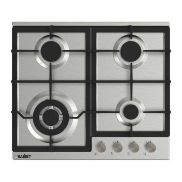 Samet Sansone60 4-Flammen-Gasherd 60 cm Edelstahl