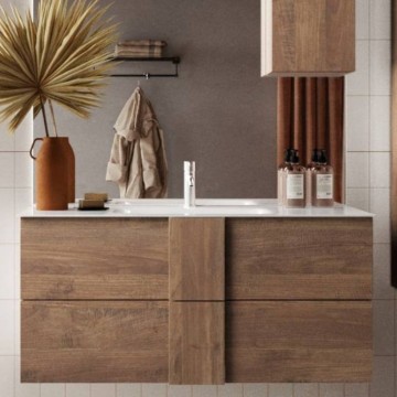 Jupiter80 mercure Eiche wandhängender Badezimmerschrank 80x47x51H