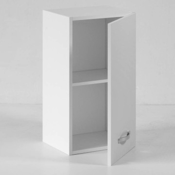 Küchenoberschrank 30x32x72H cm. mit Tür weißes Eschenholz