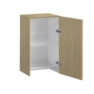 Geschirrabtropfer mit Tür Promenade Eiche Farbe 60x96H cm - Toscohome