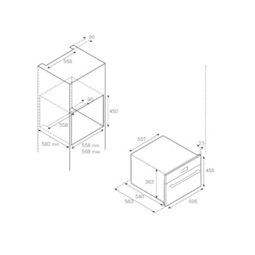 Bertazzoni Einbau-Dampfbackofen F45PROVAPX Edelstahl