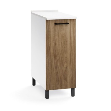 Küchenunterschrank mit Tür 30x50x85H Farbe Nussbaum natur