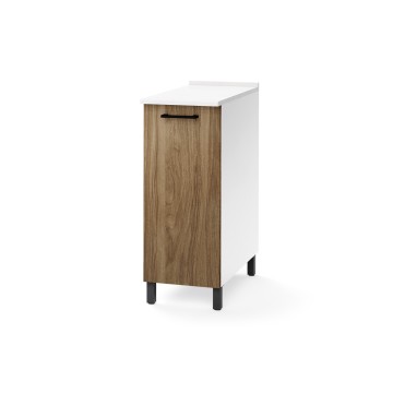 Küchenunterschrank mit Tür 30x50x85H Farbe Nussbaum natur
