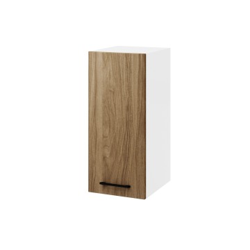 Küchenoberschrank mit Tür 30x32x72H Farbe Nussbaum natur