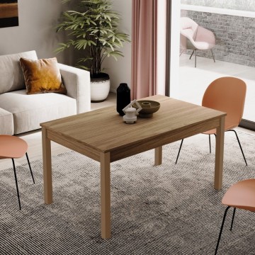 Ausziehtisch Firenze120x80 Farbe Nussbaum natur