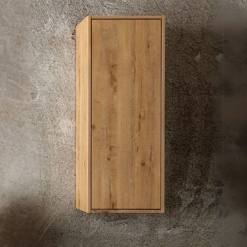 Push 35x30.5x90H eichenfarbener Bad-Hängeschrank