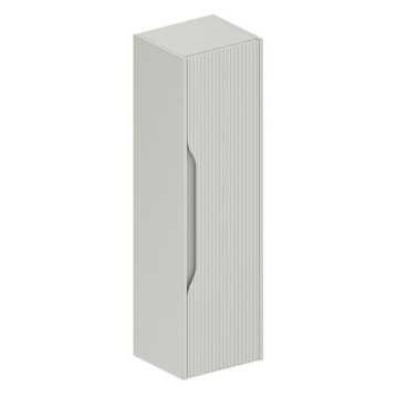 Wandhängende Badsäule Soho in der Farbe Kaschmir matt 35x30x120H