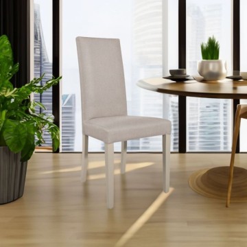 Gepolsterter Stuhl Nancy taubengrau