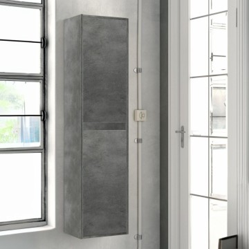 Bolton zementfarbene wandhängende Badsäule 35x30,5x150H