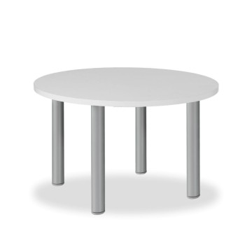 Manila weißer runder Tisch 90x90x76H - Schlichtheit und Funktionalität
