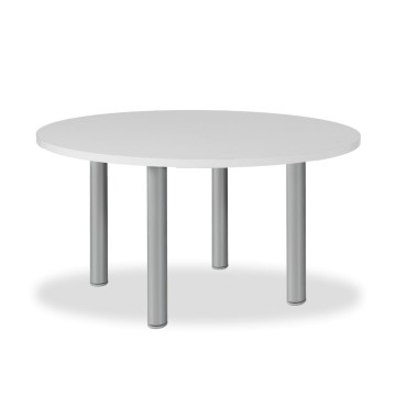 Manila weißer runder Tisch 120x120x76H - Einfachheit und Funktionalität