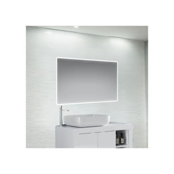 Spiegel mit hinterleuchtetem LED-Rahmen 120x70 cm - Victoria