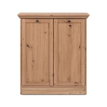 Sideboard 2 Türen Eiche antik Timber01A 80x35x90H Der Charme des natürlichen Holzes in Ihrem Zuhause