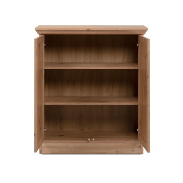 Sideboard 2 Türen Eiche antik Timber01A 80x35x90H Der Charme des natürlichen Holzes in Ihrem Zuhause