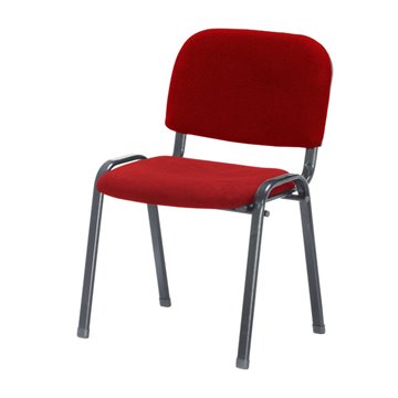 HI01R stapelbarer Bürostuhl rot