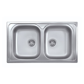Spülbecken 86x50 2 Becken SA322
