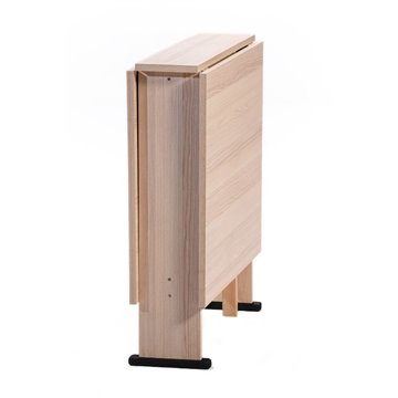 Klappbarer Konsolentisch Eiche gebleicht Mati Platzsparend 21x74x78H
