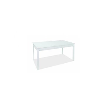 Ausziehtisch weiß Esche 160x90 cm - Empoli